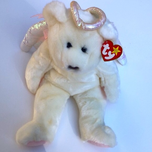 TY Original Beanie Buddy HALO Bear 15” Plush Stuffed Animal Toy 1999 NWT - Picture 3 of 15